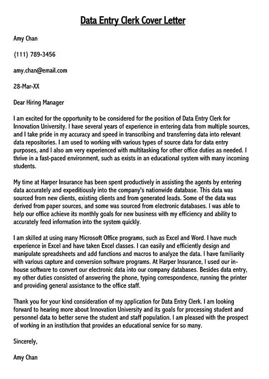 42702 clerk typist cover letter mistakes