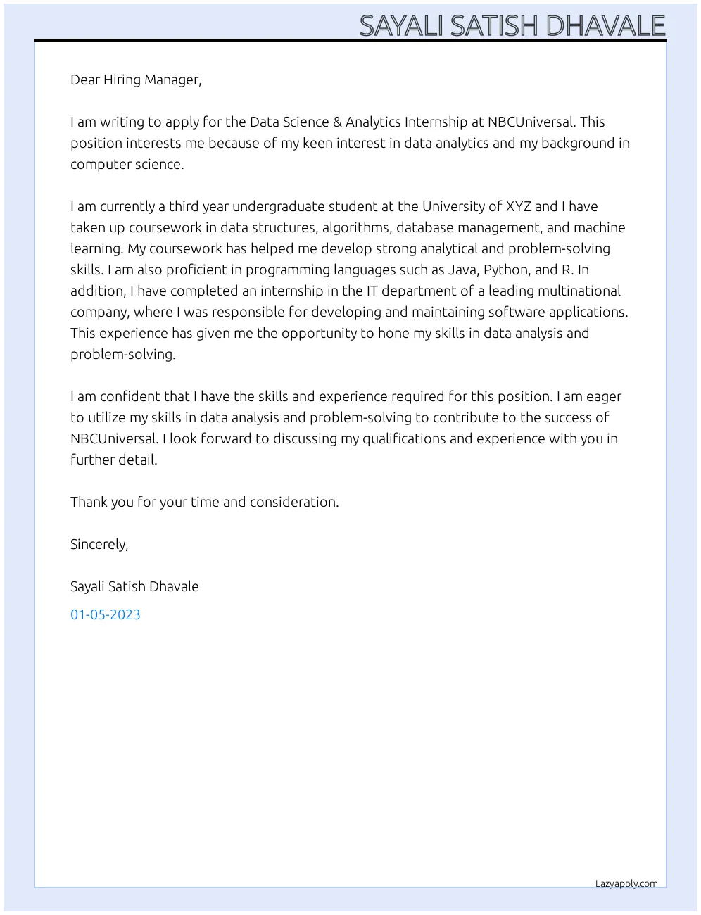 42711 action verbs cover letter