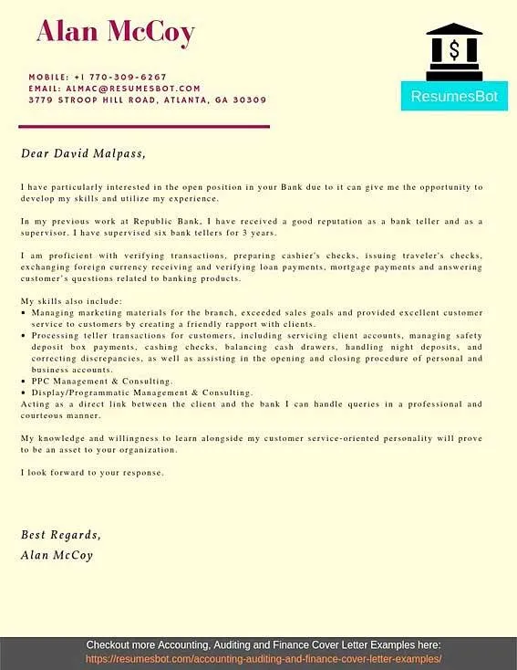 42714 cover letter structure