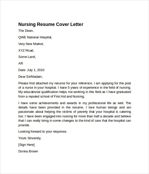 42715 customize cover letter
