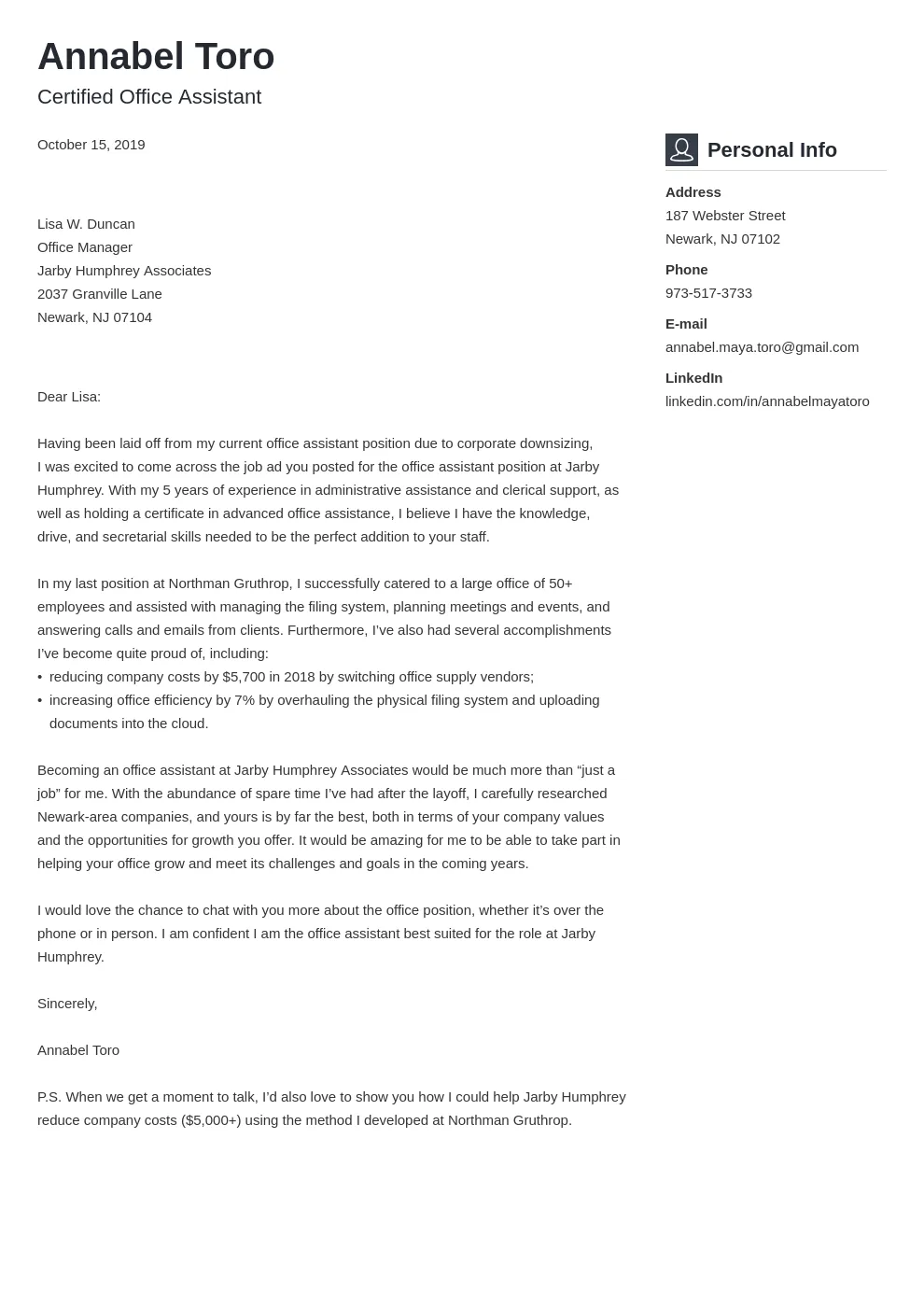 42719 enthusiasm role cover letter