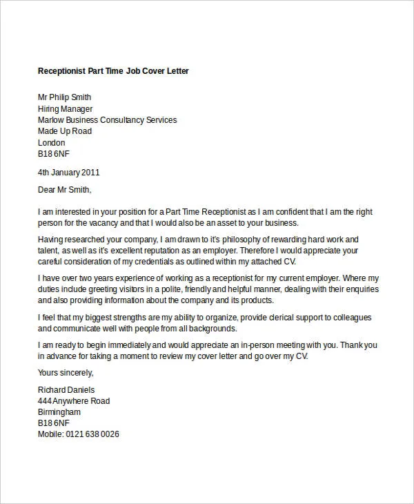 42720 proofreading cover letter