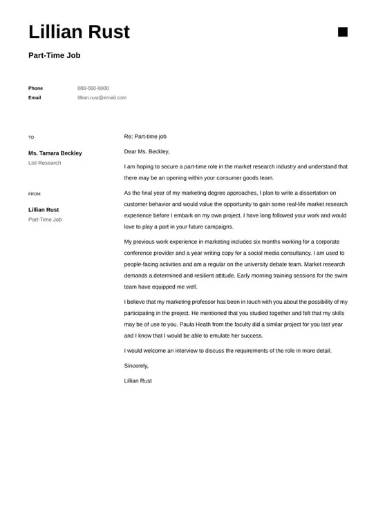 42720 tailoring cover letter
