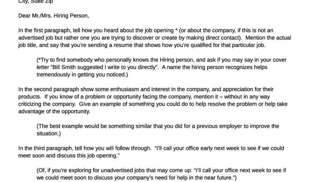 42724 cover letter structure