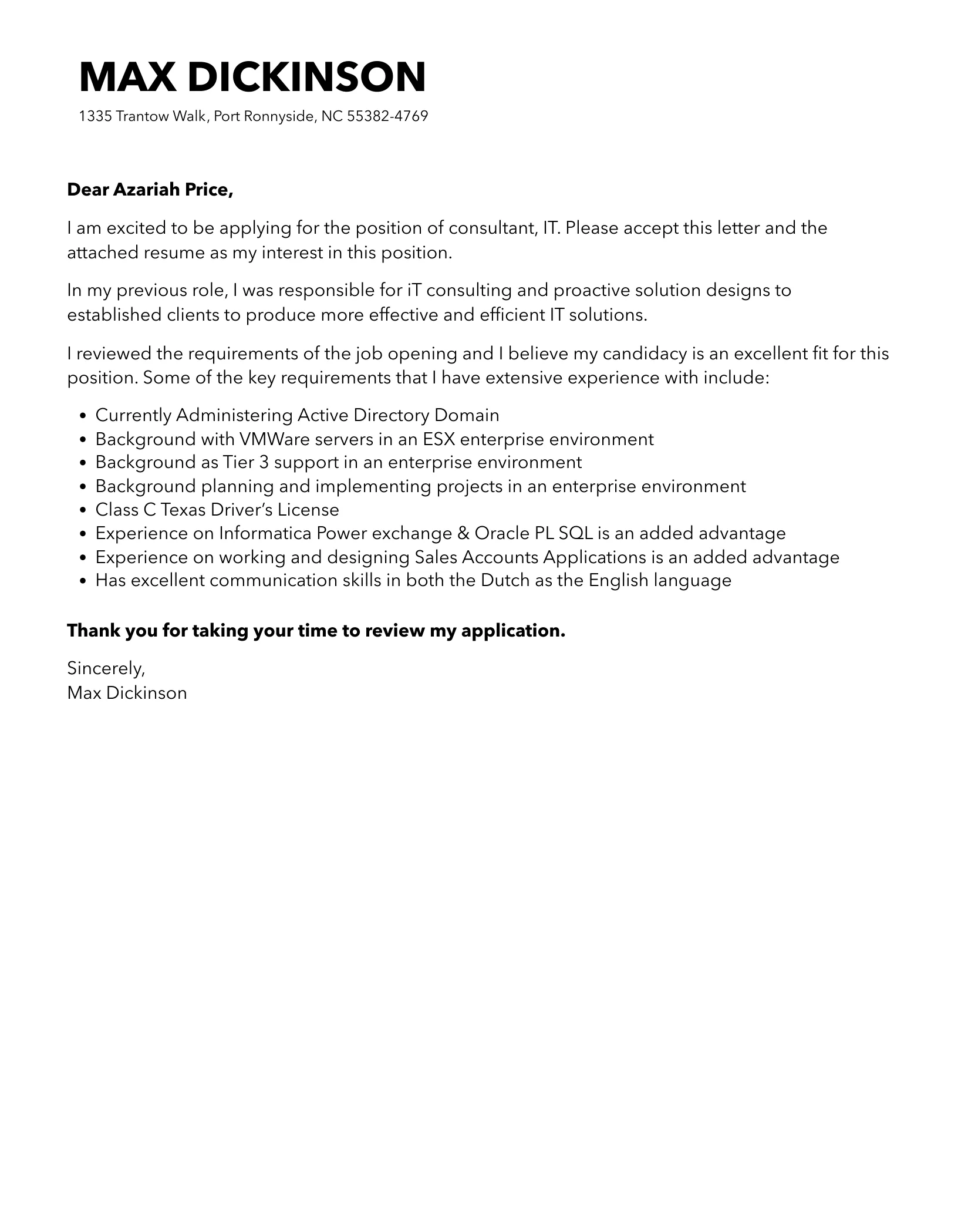 42726 consultant cover letter closing