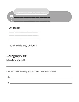 42742 cover letter structure