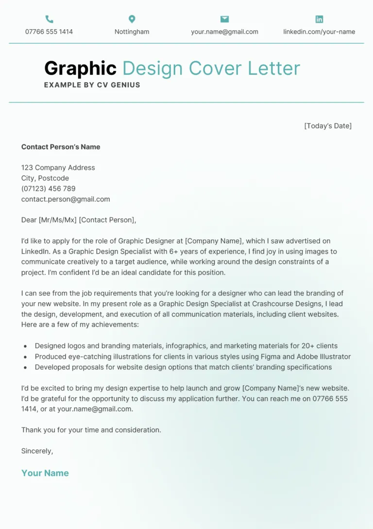 42742 skills experience cover letter