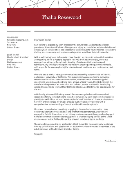 42756 cover letter professor closing