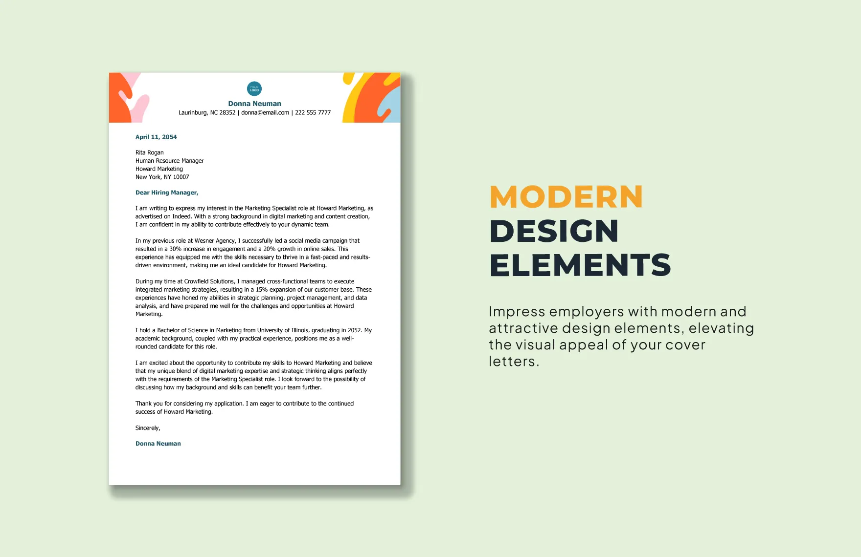 42757 cover letter writing