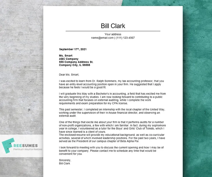 42764 networking cover letter