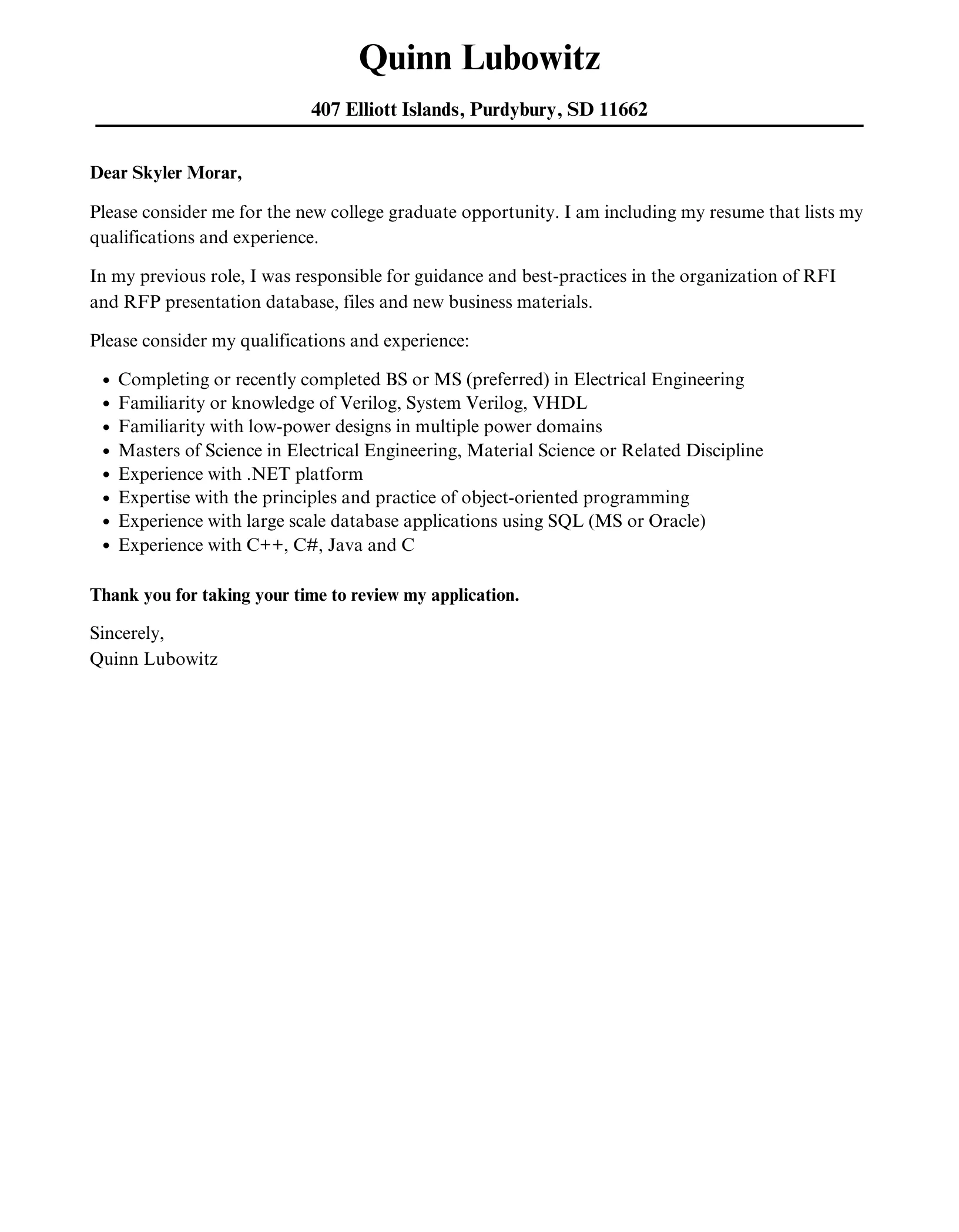 42764 problem solving cover letter
