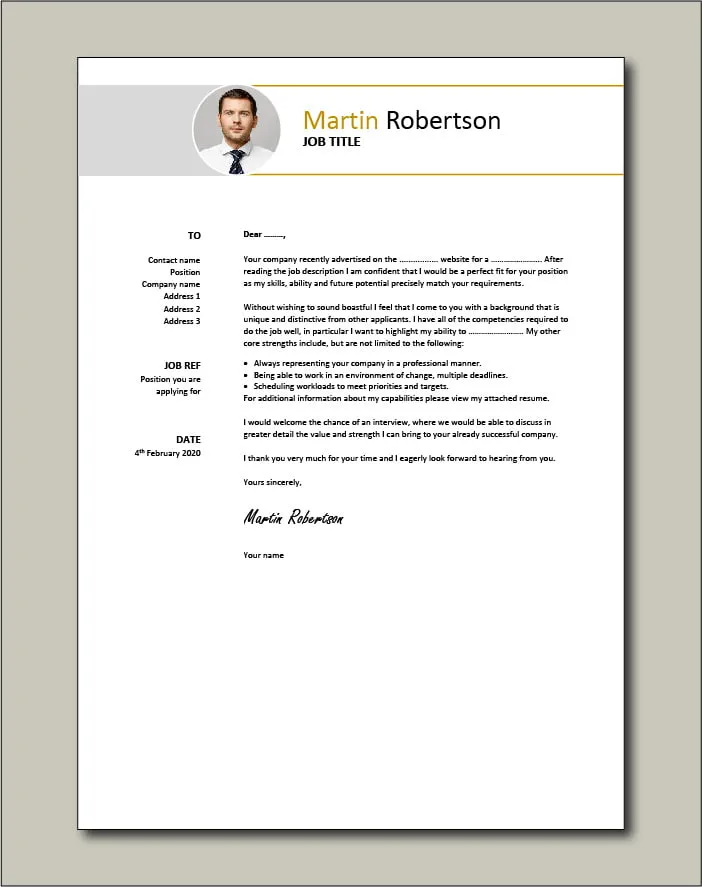 42783 cover letter elements