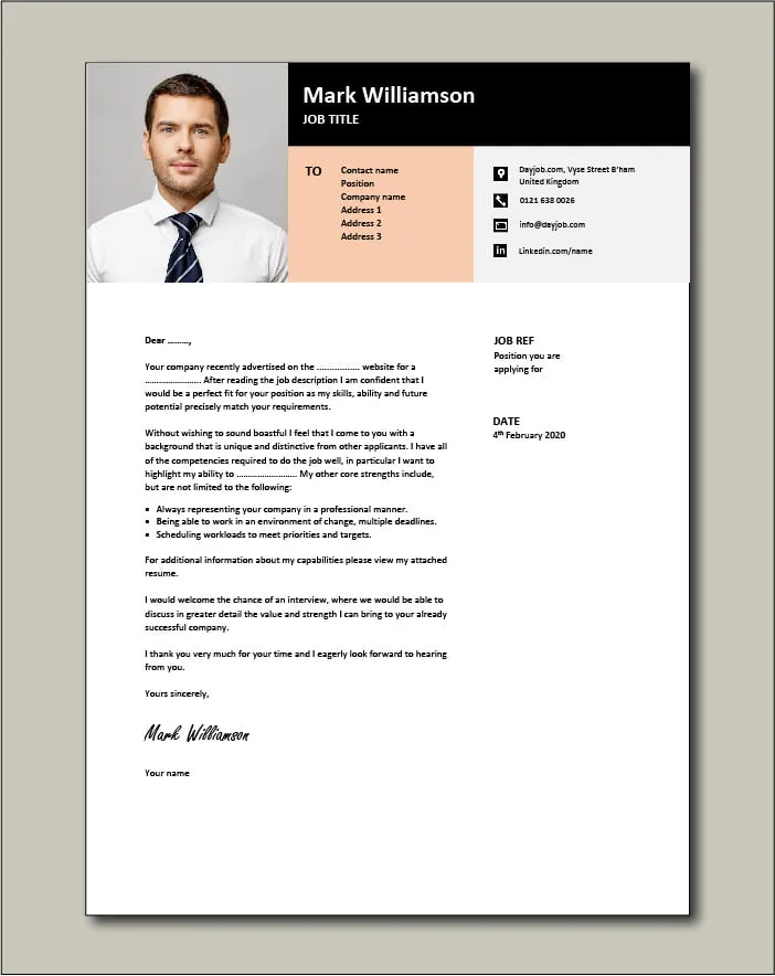 42783 professional cover letter