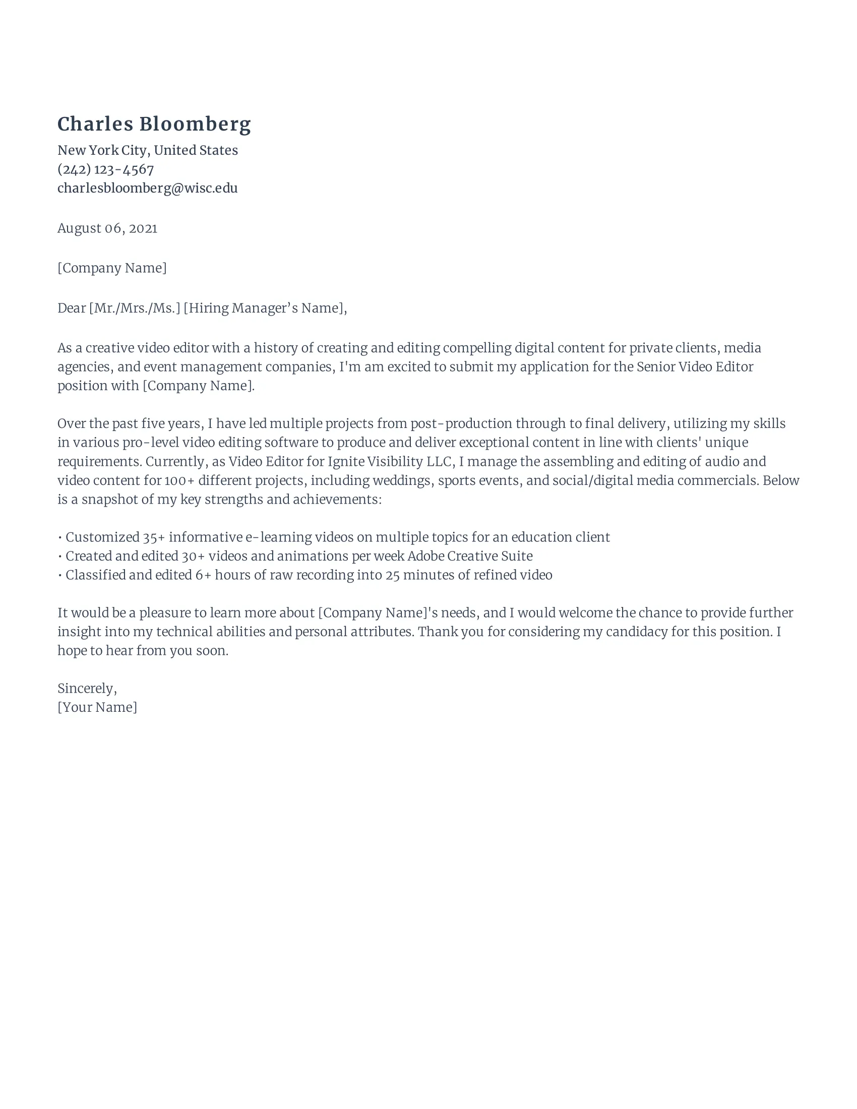 42784 content editor cover letter header