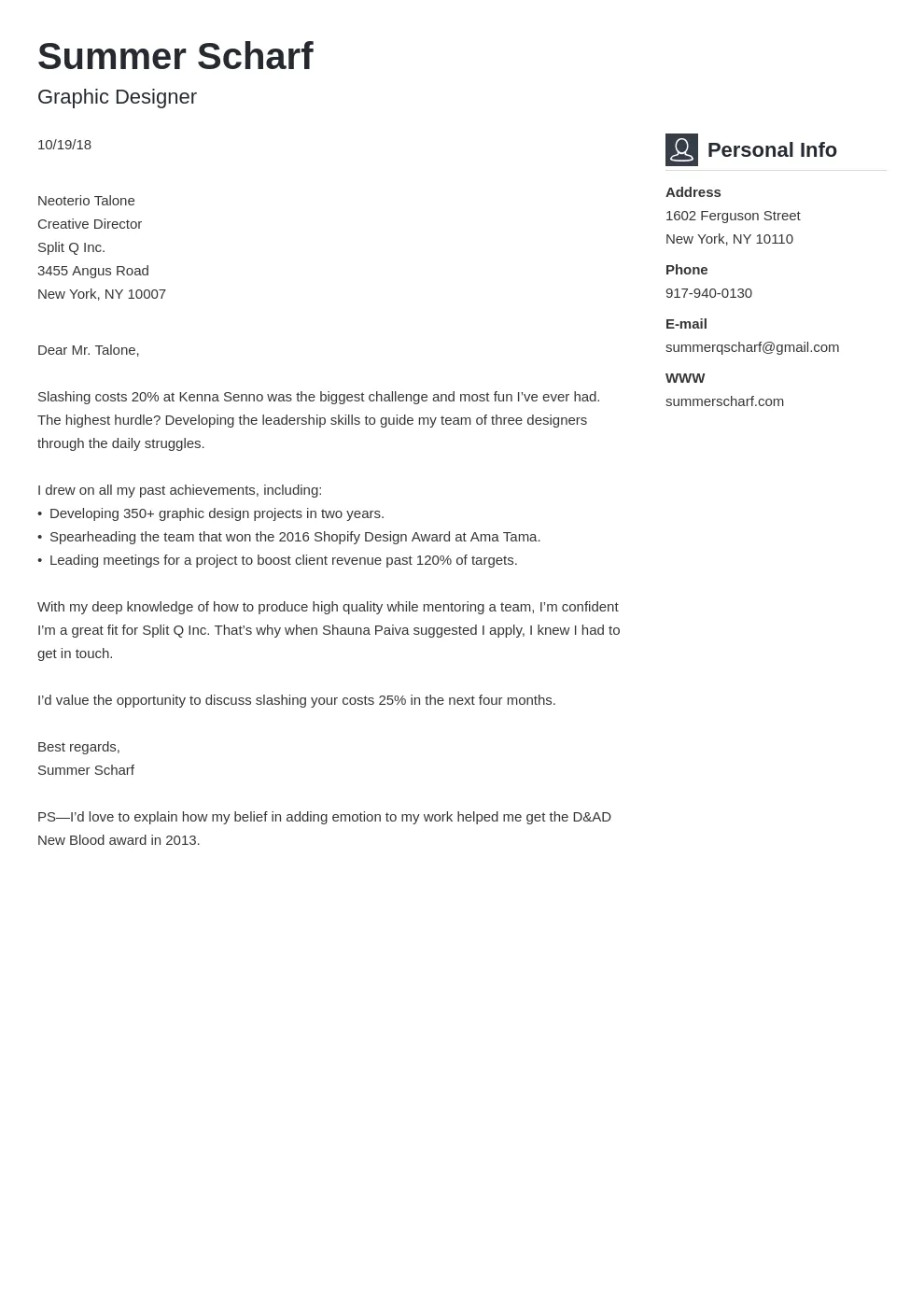 42811 cover letter structure