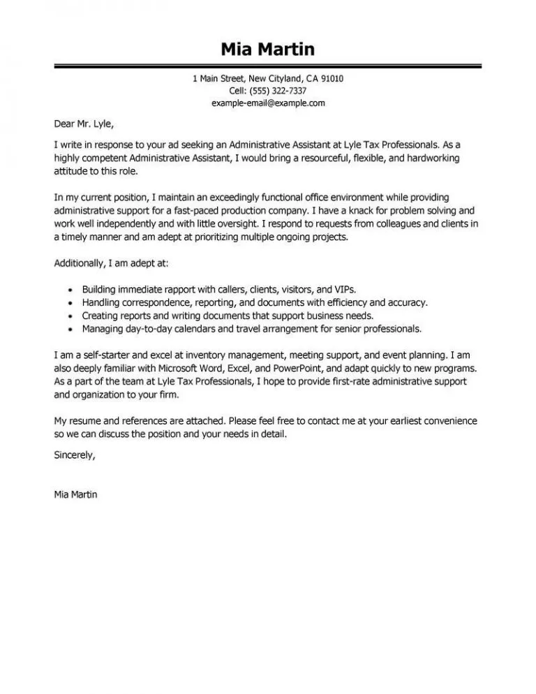 42816 office assistant cover letter 1